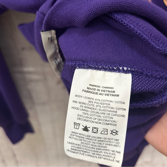 Nike LeBron James + Fruity Pebbles Hoodie Small Oversized Purple Flintstones - Picture 8 of 9